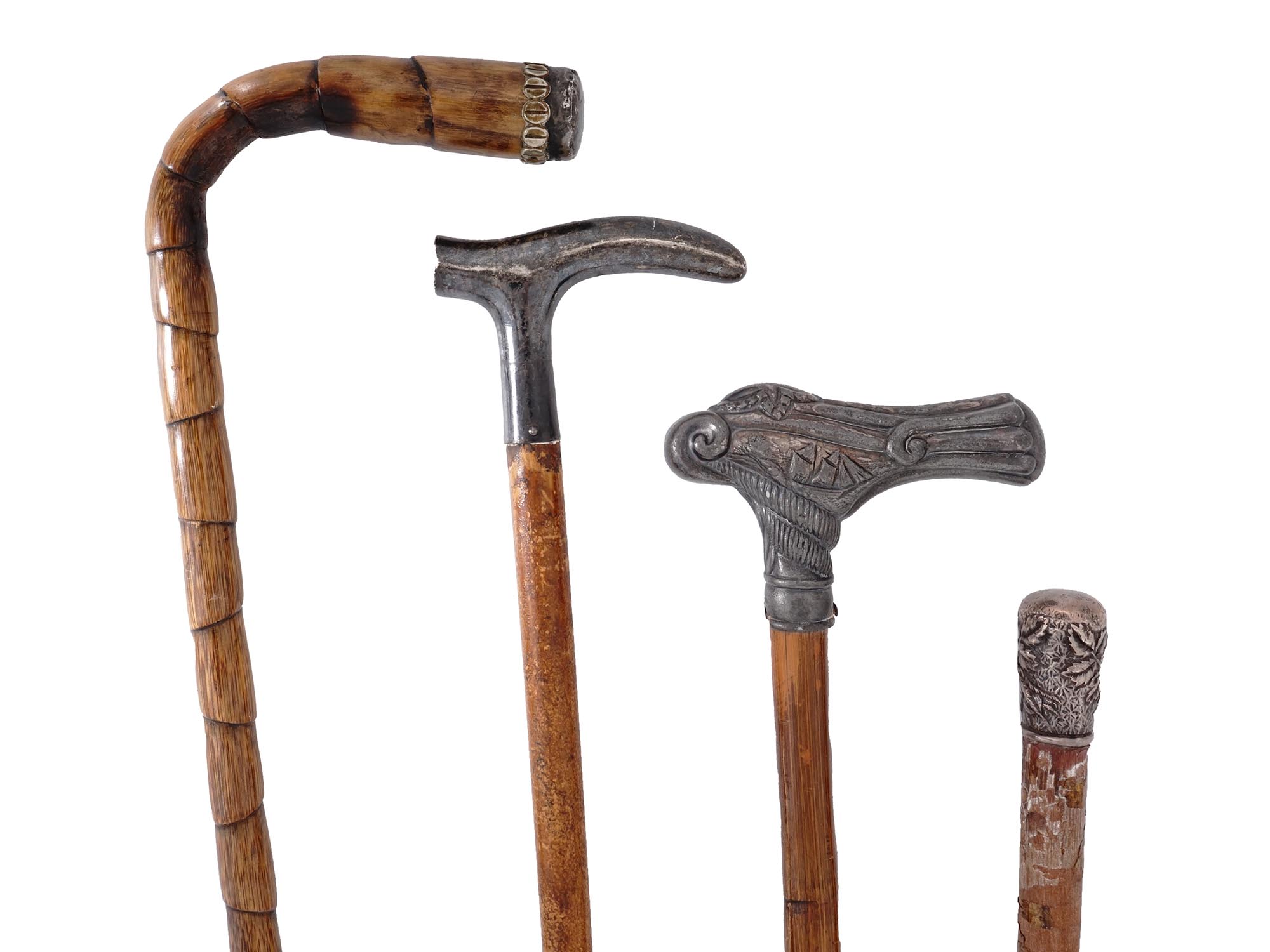ANTIQUE AND VINTAGE WALKING CANES WITH STAND PIC-6